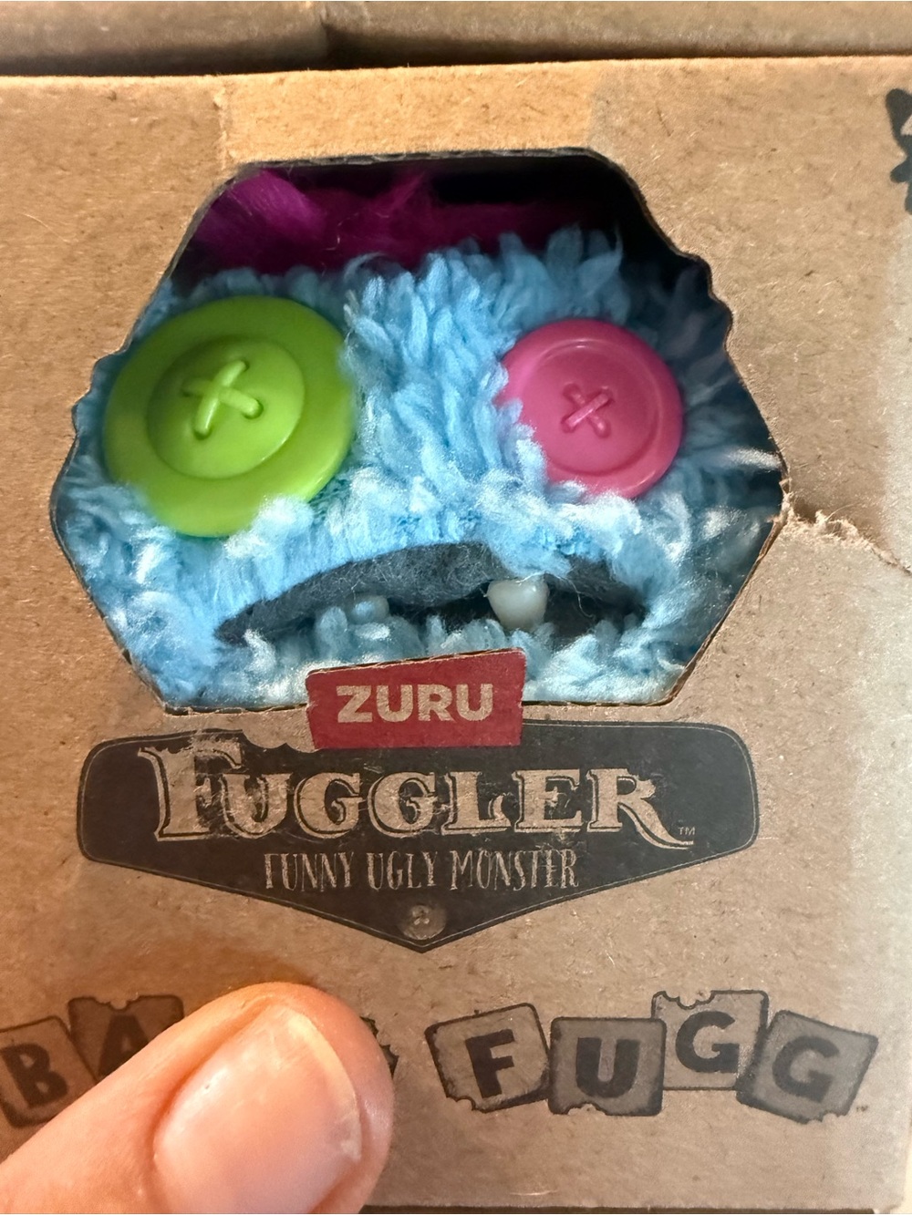 ZURU Fuggler Blue Plush Funny Ugly Monster Toy